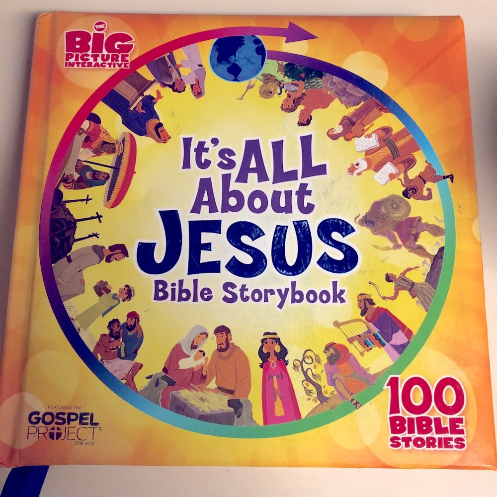 Bible storybook It’s all about Jesus padded cover for little ones